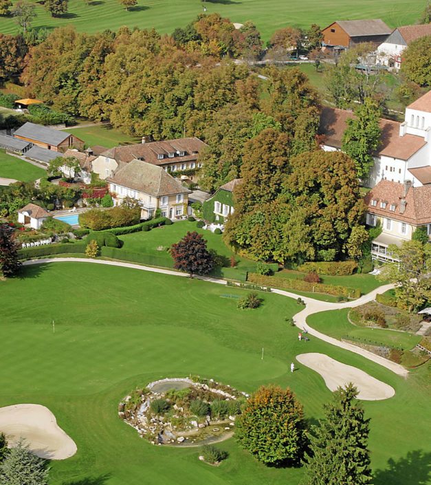 Vue drone aérienne domaine Bonmont