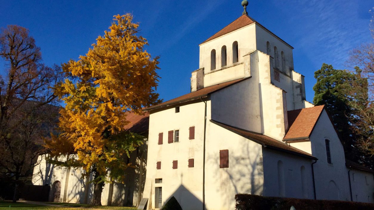 Photo automne Abbaye de Bonmont