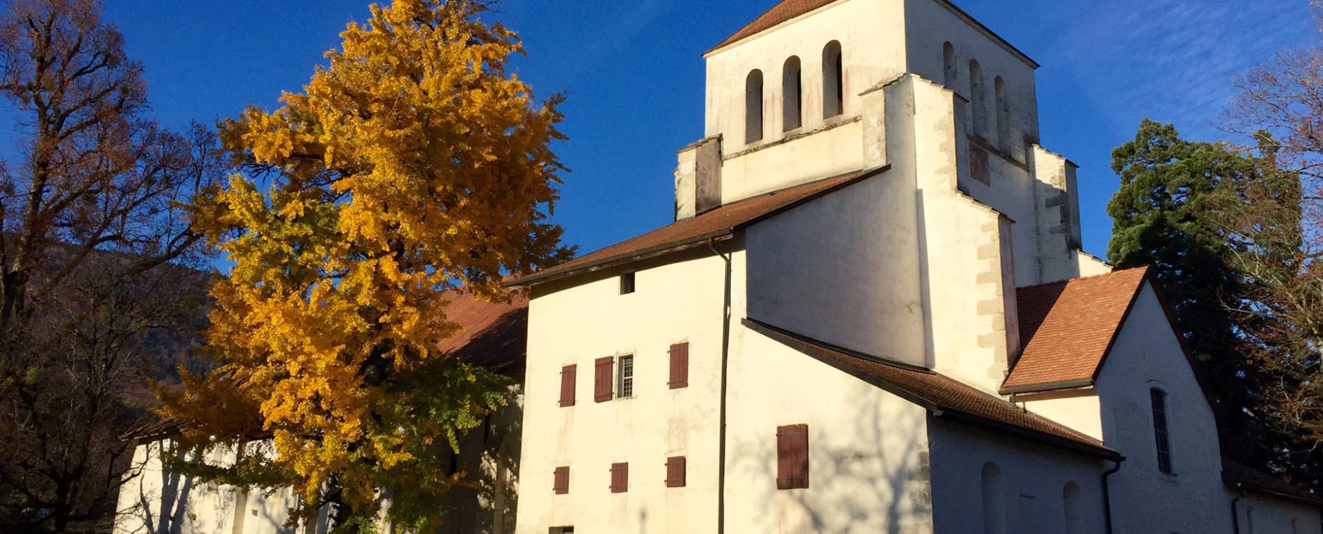 Photo automne Abbaye de Bonmont