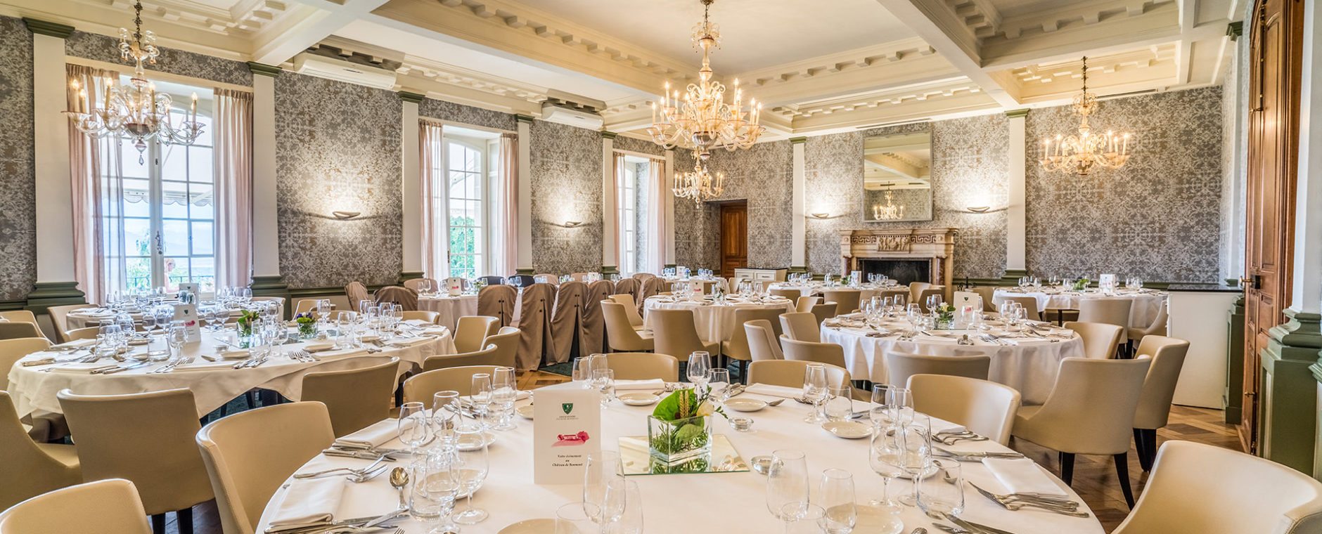 plan de table banquet château de Bonmont