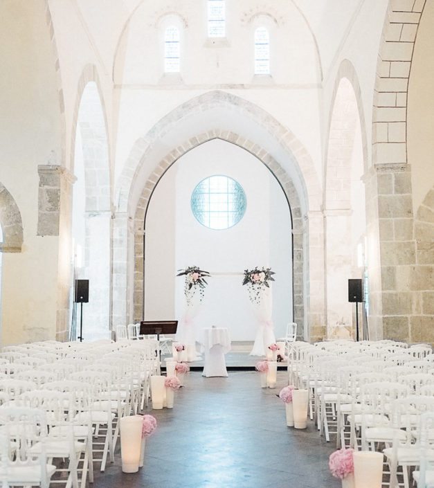 décoration Abbaye de Bonmont mariage