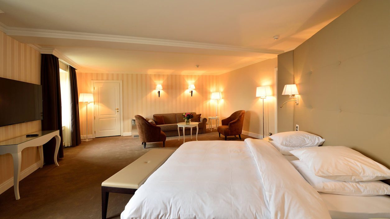 Junior suite hotel château de Bonmont