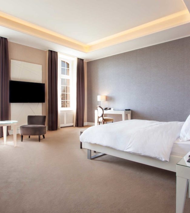 photo chambre junio suite château de Bonmont