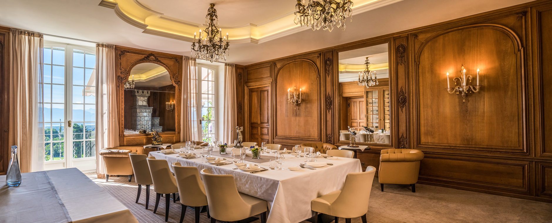 photo salle à manger château de Bonmont