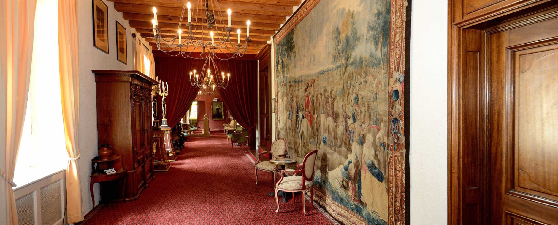 Etage Château de Bonmont décoration