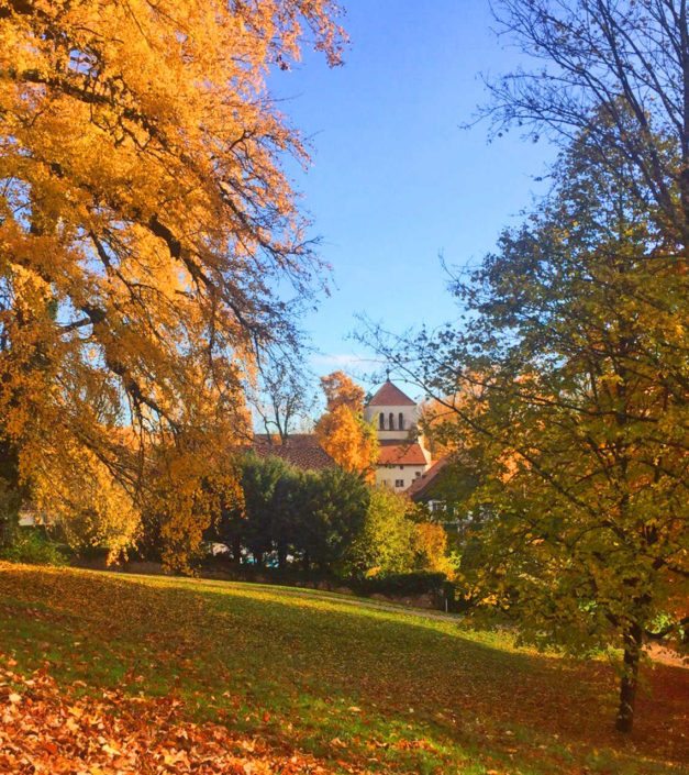 Abbaye de Bonmont automne