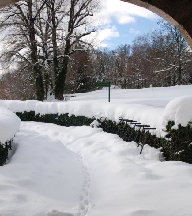 Bonmont sous la neige hiver