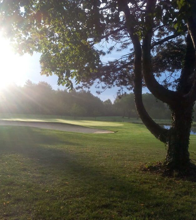 Lever de soleil photo golf domaine Golf & Country Club Bonmont